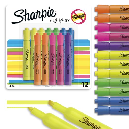 Sharpie Tank assorted highlighters, 12 pack